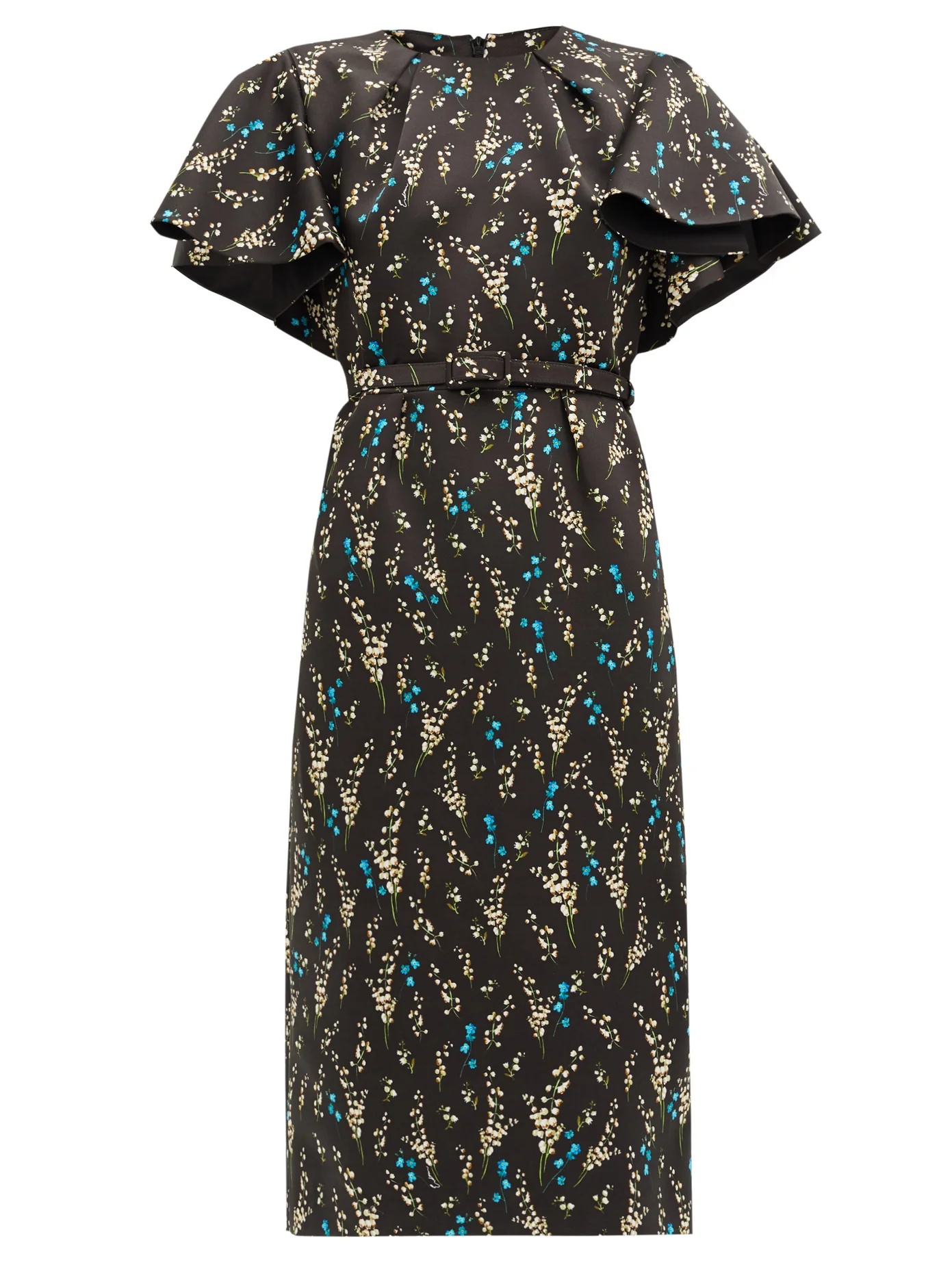 Gaia Willow Ditsy-print silk dress - 1