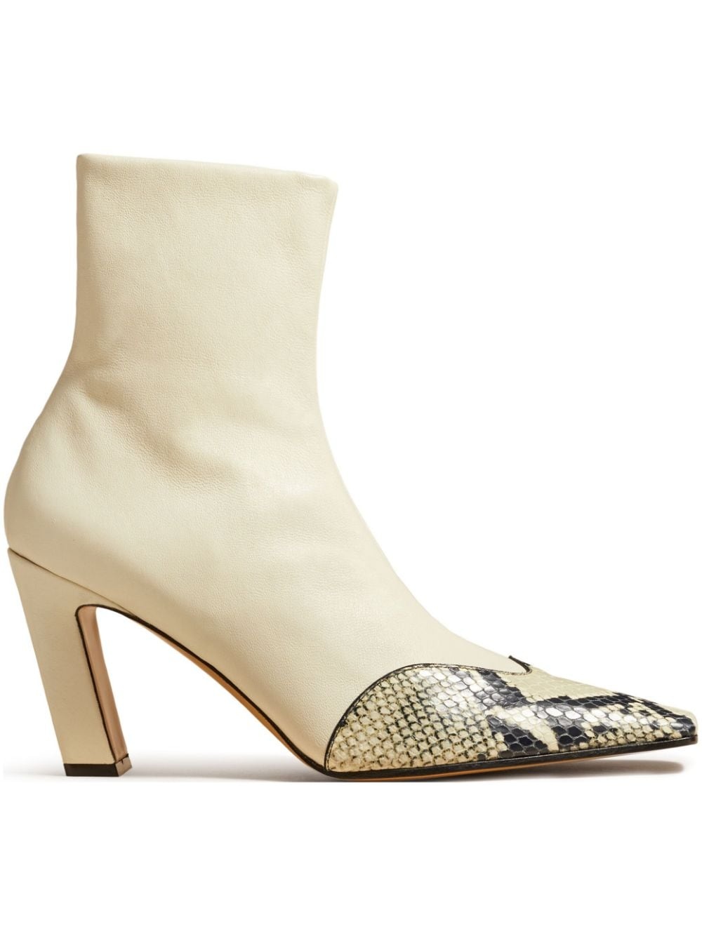 The Dallas embossed python-print boots - 1