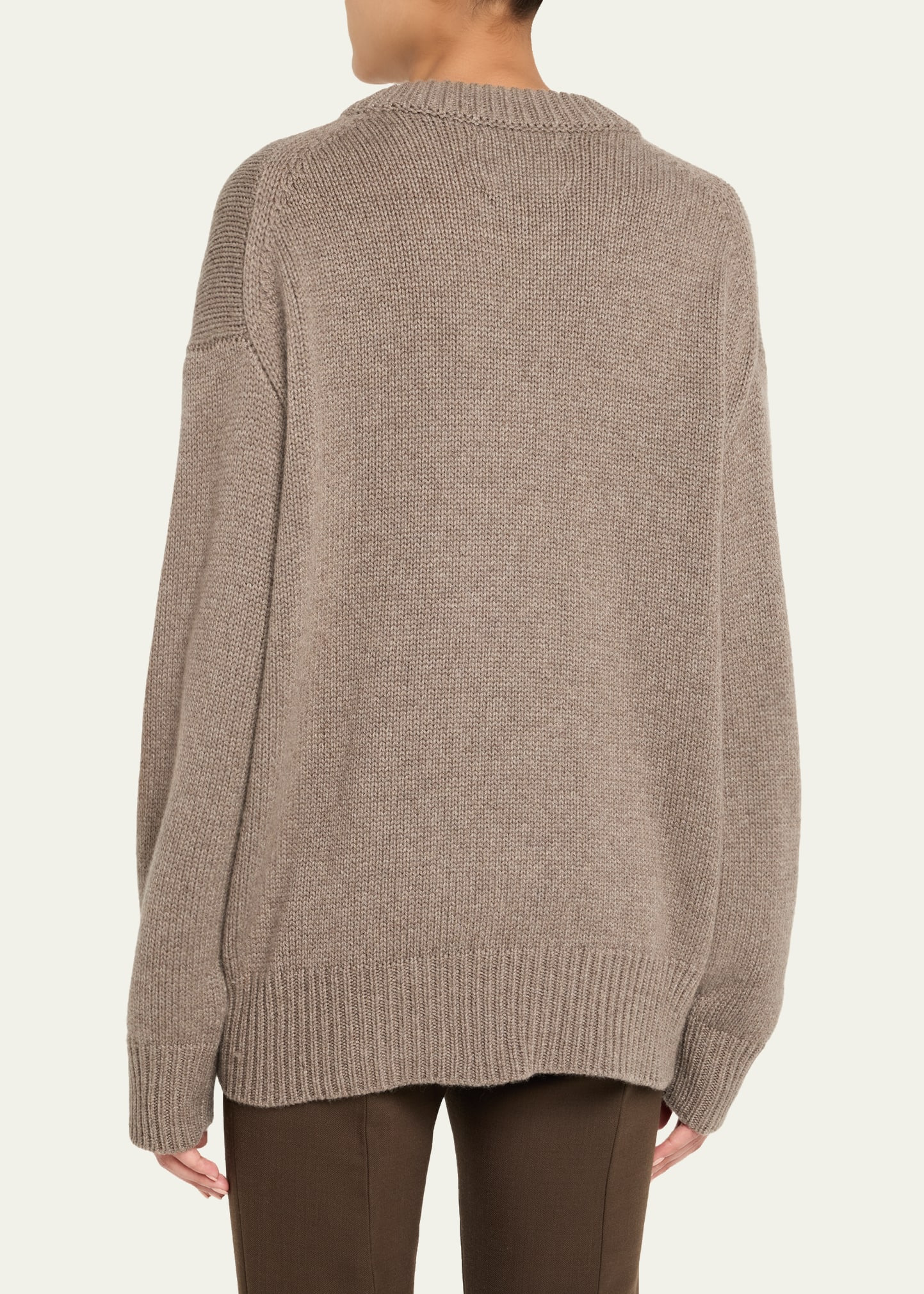 Renske Cashmere Drop-Shoulder Sweater - 3