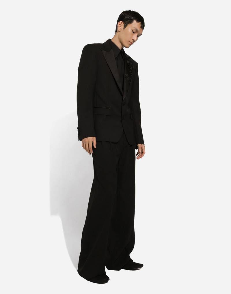 Embroidered single-breasted Sicilia-fit jacket 5