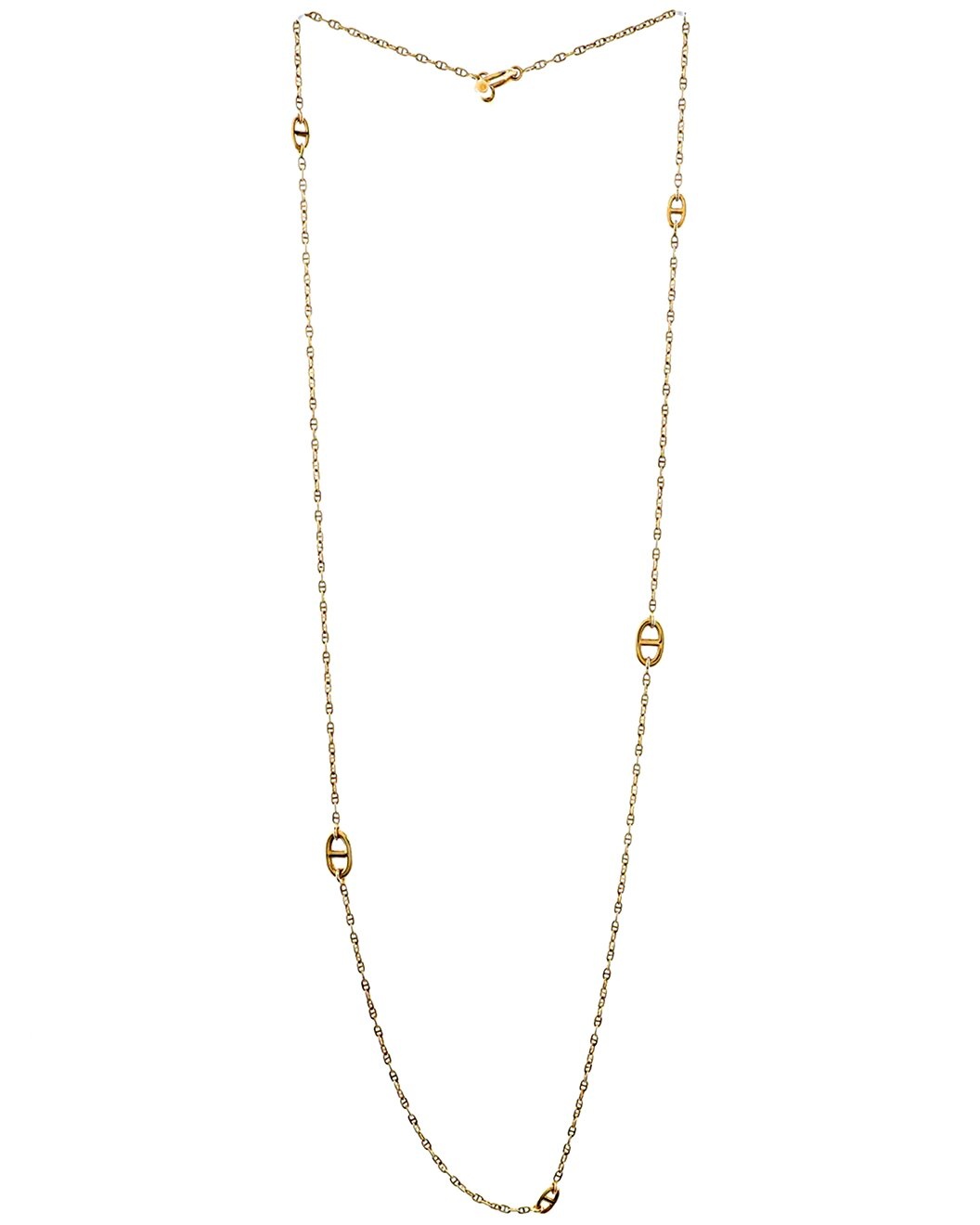 Hermès 18K Chaine d'Ancre Sautoir Necklace (Authentic Pre-Owned) - 2