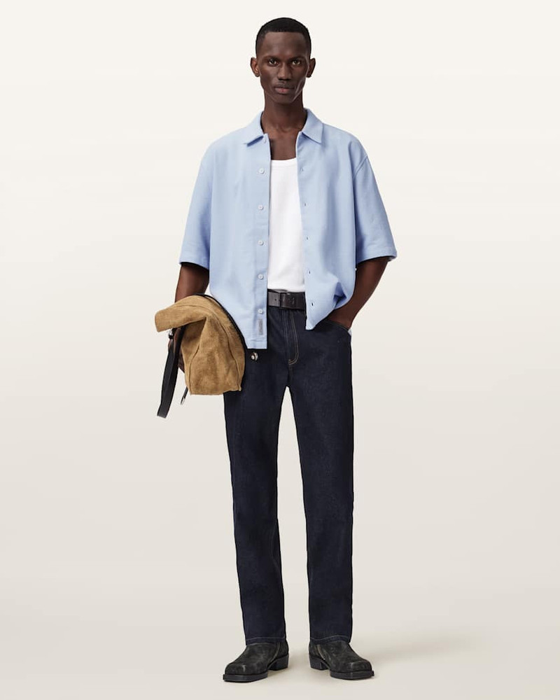 ALLSAINTS STALLONE OVERSIZED SHORT SLEEVE SHIRT outlook