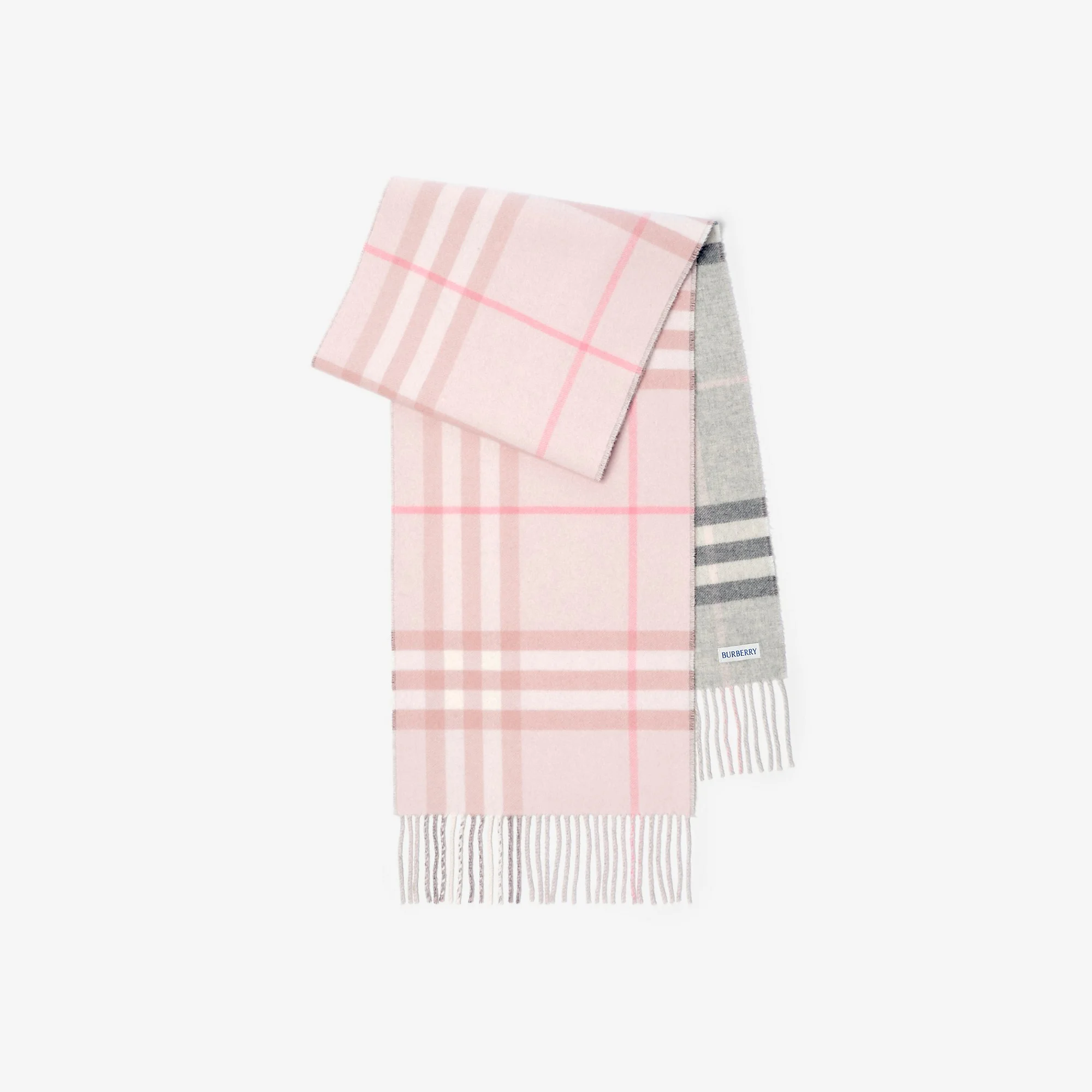 Reversible Check Cashmere Scarf - 1