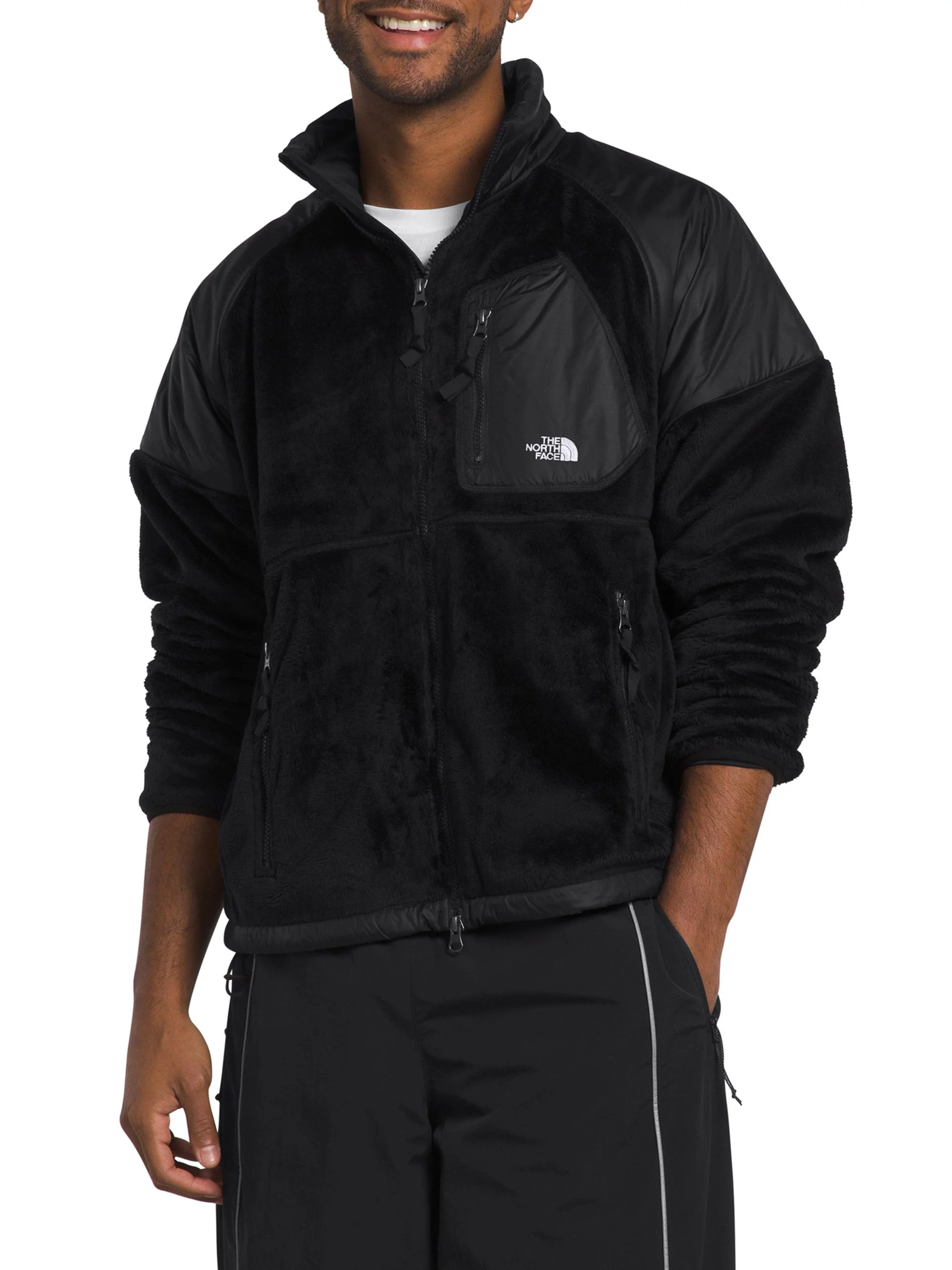 Men's Versa Velour & Ripstop Jacket - Black - 1