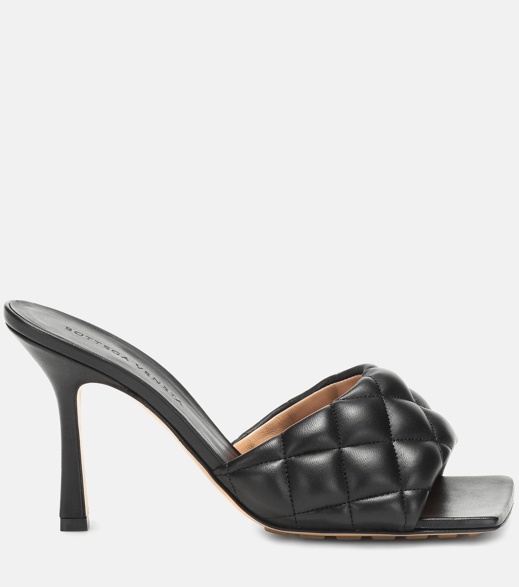 Padded leather sandals - 5