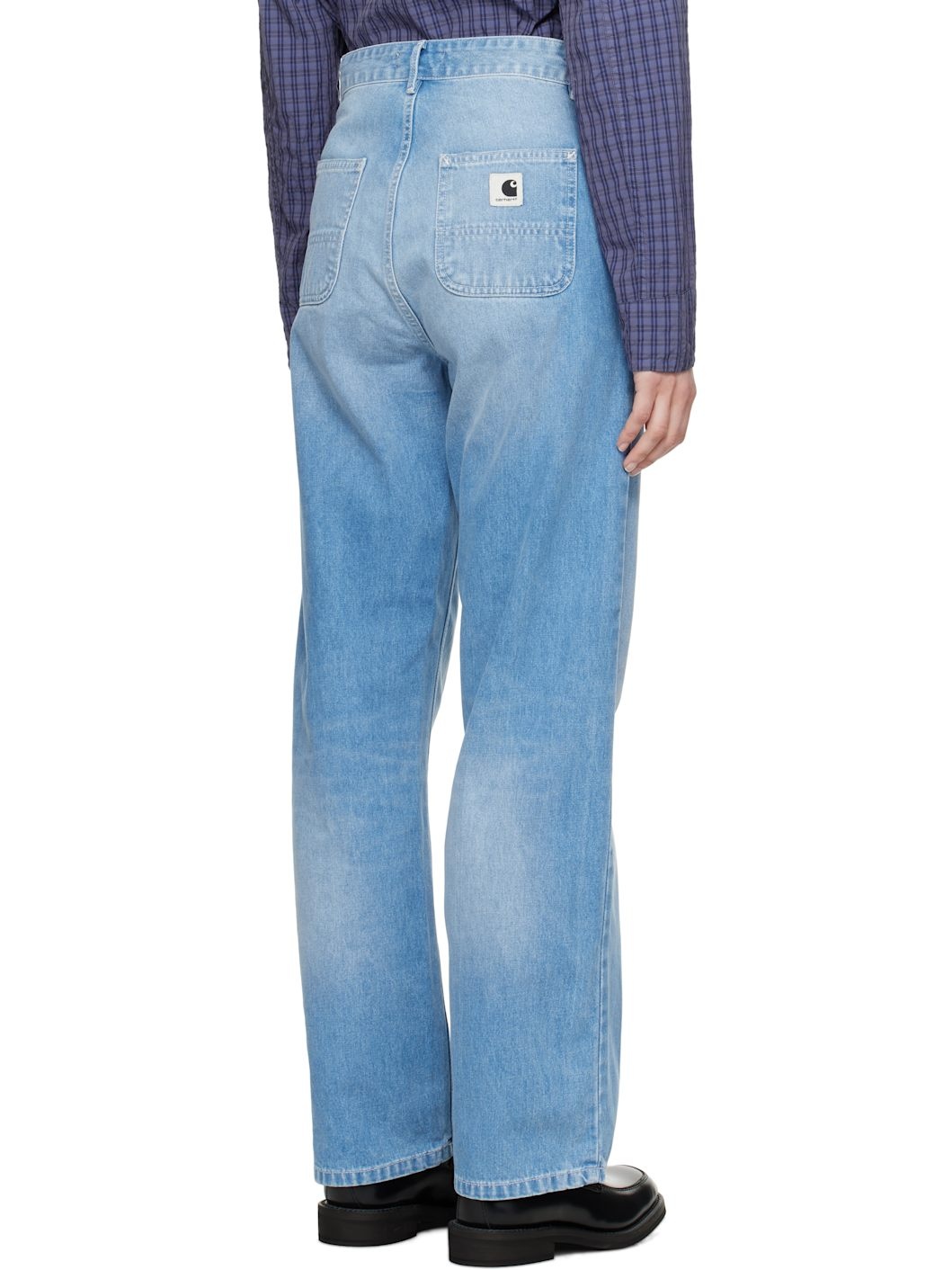 Blue Simple Jeans - 3