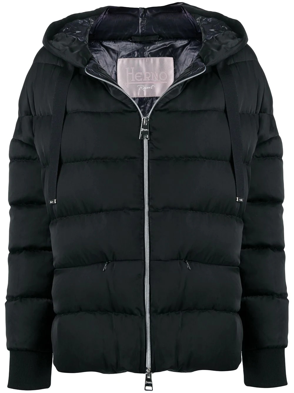 padded hooded jacket - 1