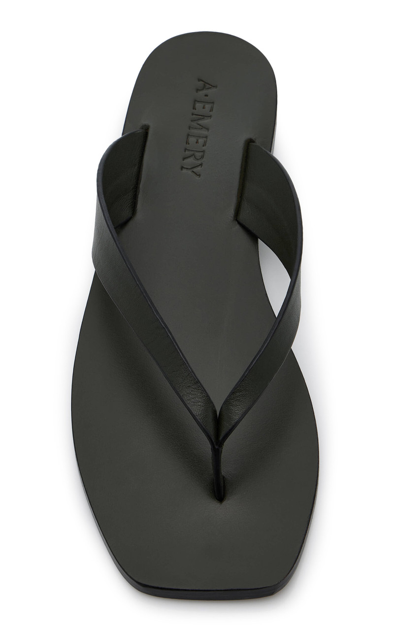 A.EMERY Kinto Leather Sandals green outlook