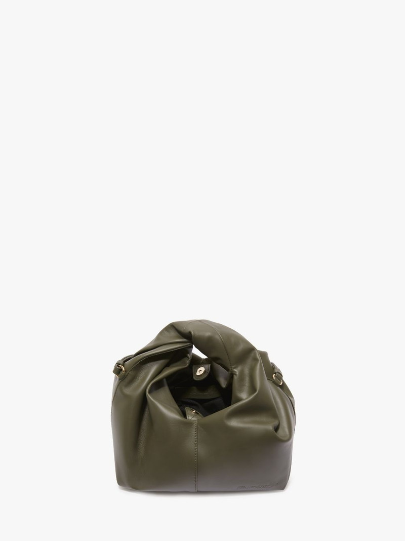 MINI TWISTER HOBO WITH STRAP - LEATHER CROSSBODY BAG 3