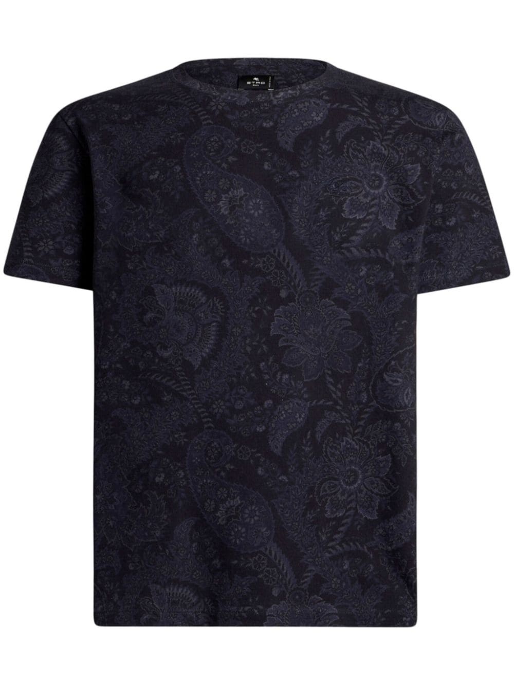 paisley-print jersey T-shirt - 1