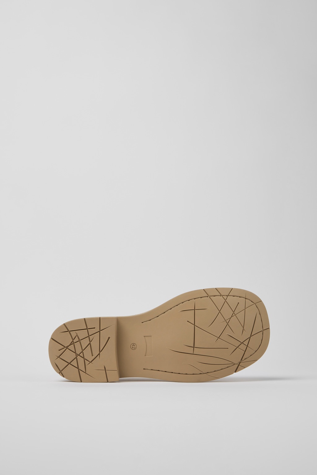 Beige leather shoes - 5
