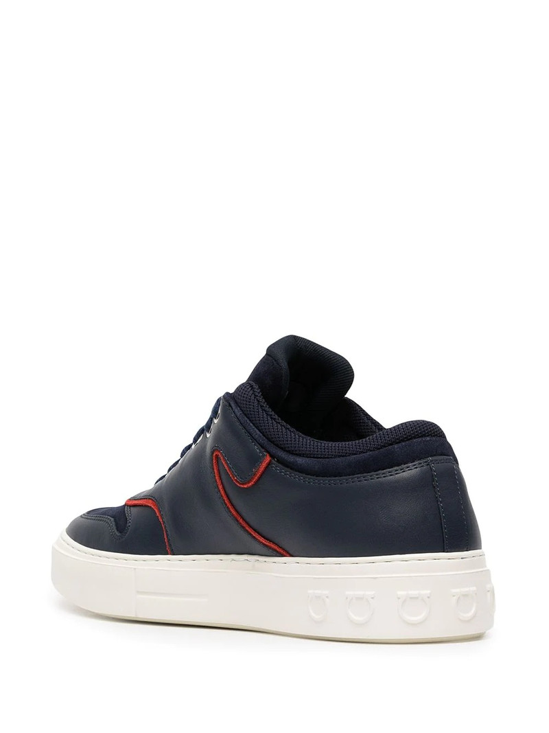 Borg logo low-top sneakers 3