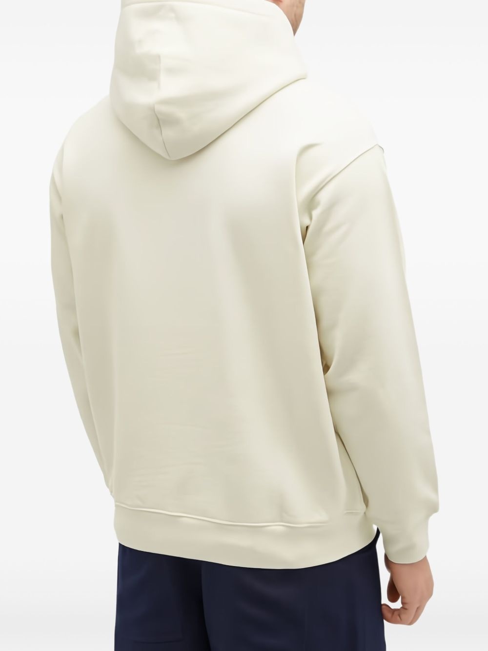 logo-embroidered hoodie - 3