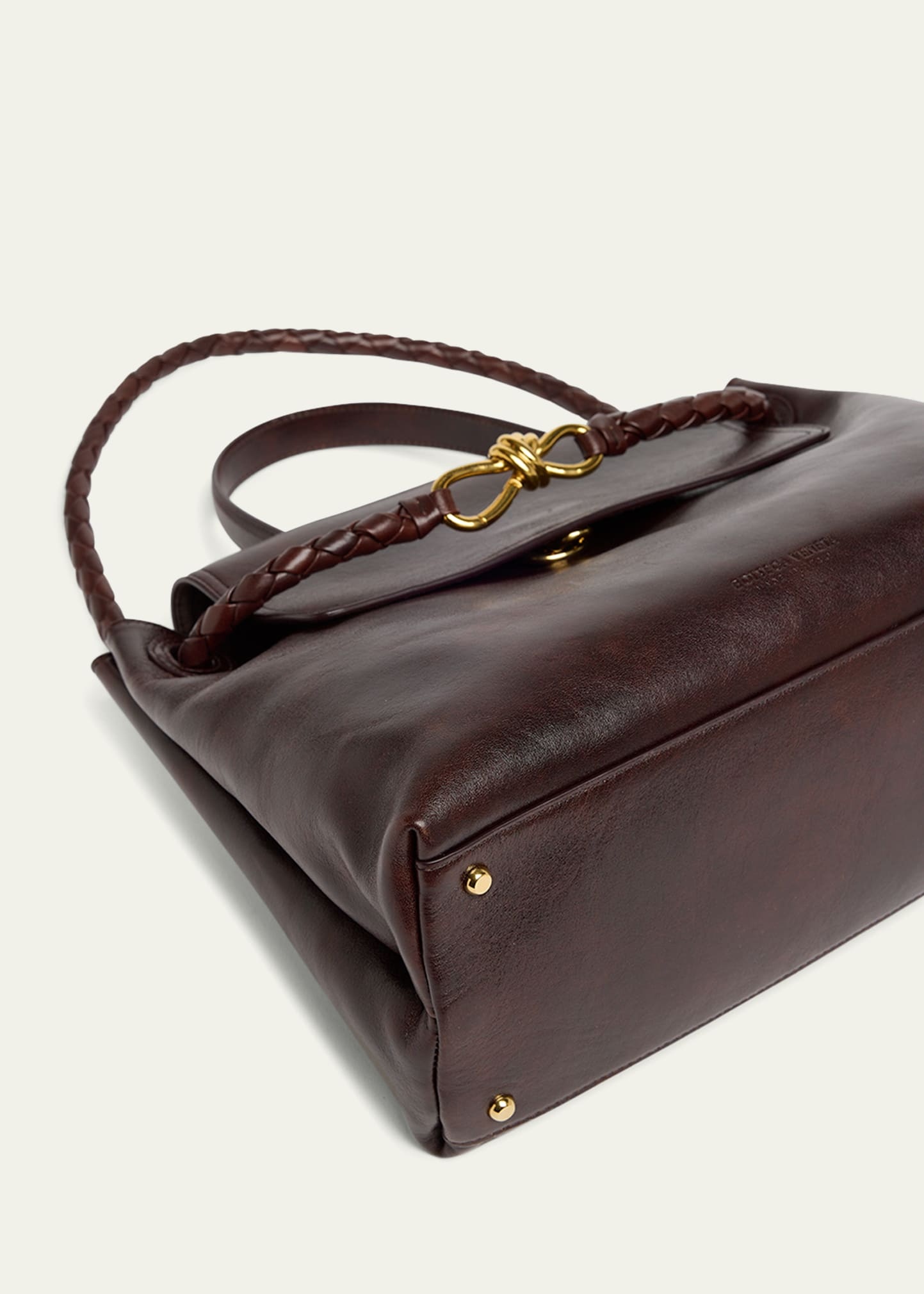 Ciao Ciao Medium Distressed Leather Top-Handle Bag - 5