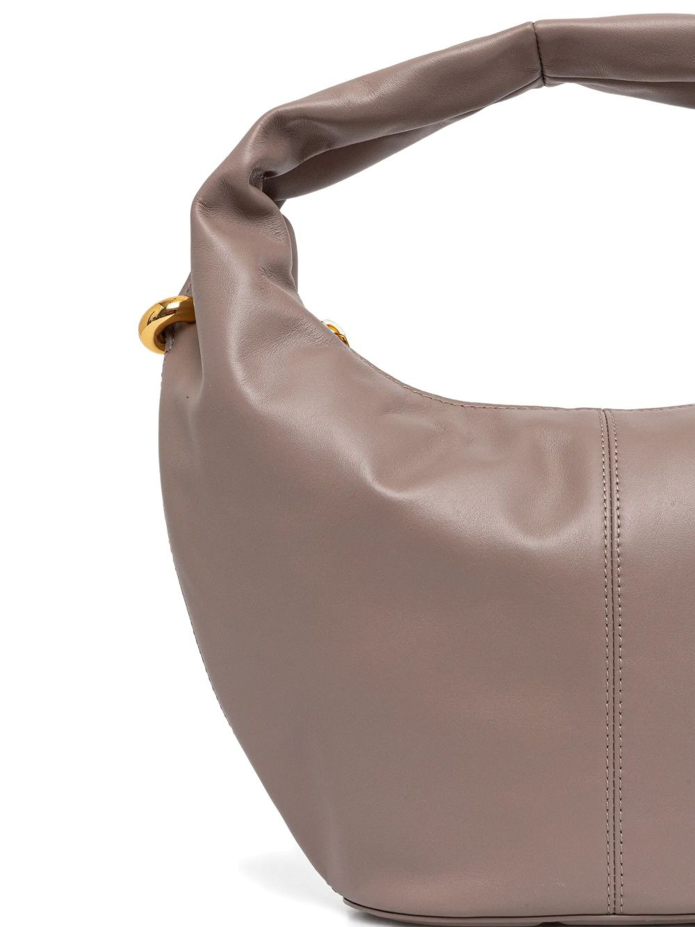 twisted-handle leather tote bag - 3