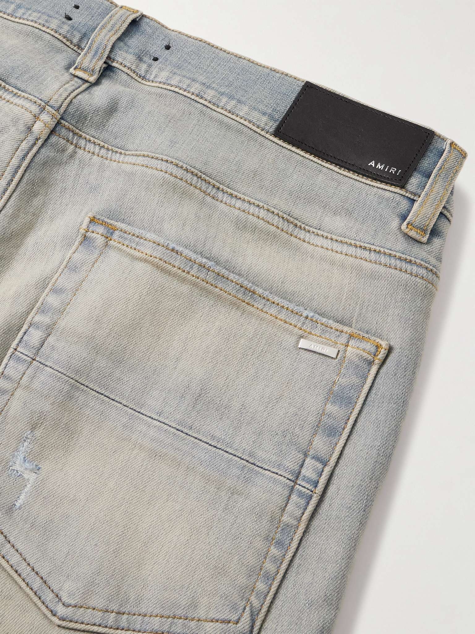 MX1 Skinny-Fit Panelled Distressed Jeans - 5