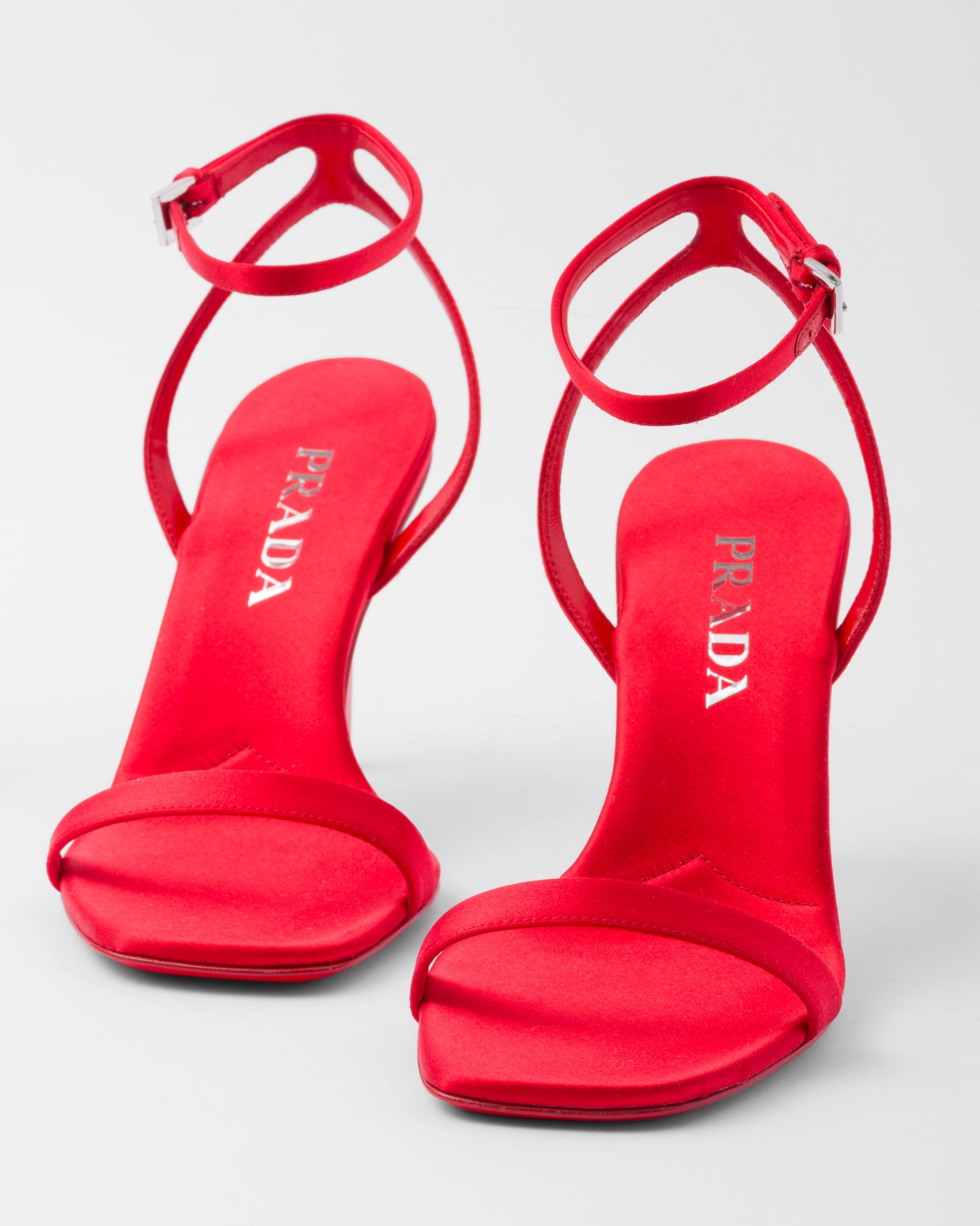 Prada Satin high-heeled sandals | REVERSIBLE