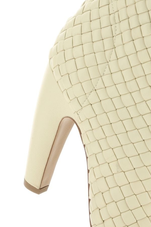 ロングブーツ BOTTEGA VENETA Sand Leather Canalazzo Ankle Boots Canalazzo leather ankle boots in neutrals - Bottega Veneta