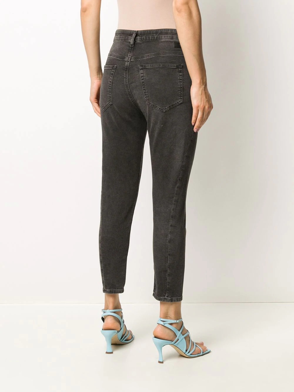 cropped slim-fit jeans  - 4