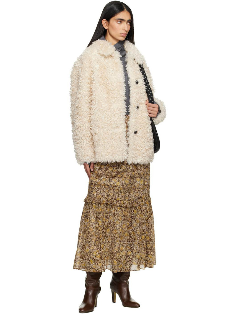 Isabel Marant Étoile Brown & Khaki Volomia Maxi Skirt outlook