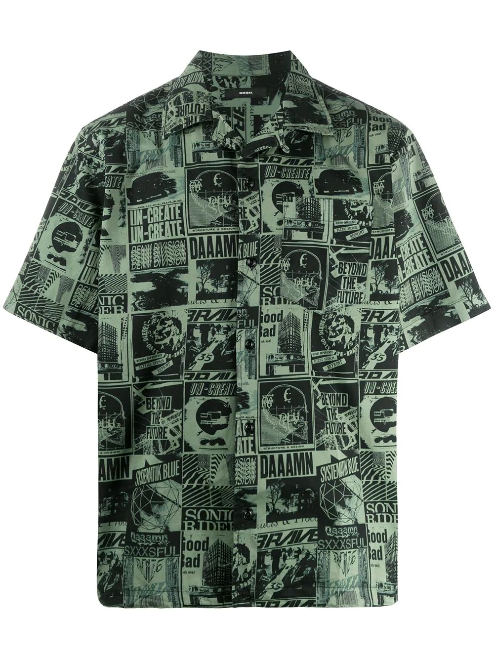 graphic printed shirt - 1