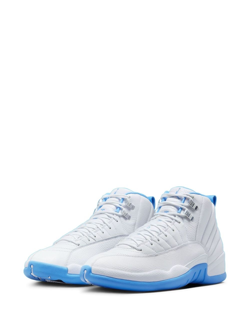 Air Jordan 12 "Melo - White/University Blue/Metallic Silver" sneakers - 2