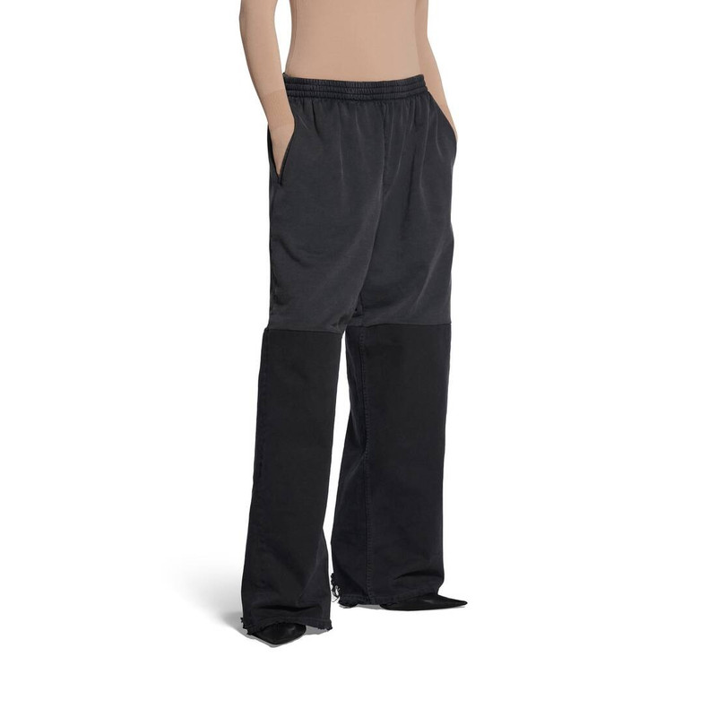 Patched Sweatpants in Black 5