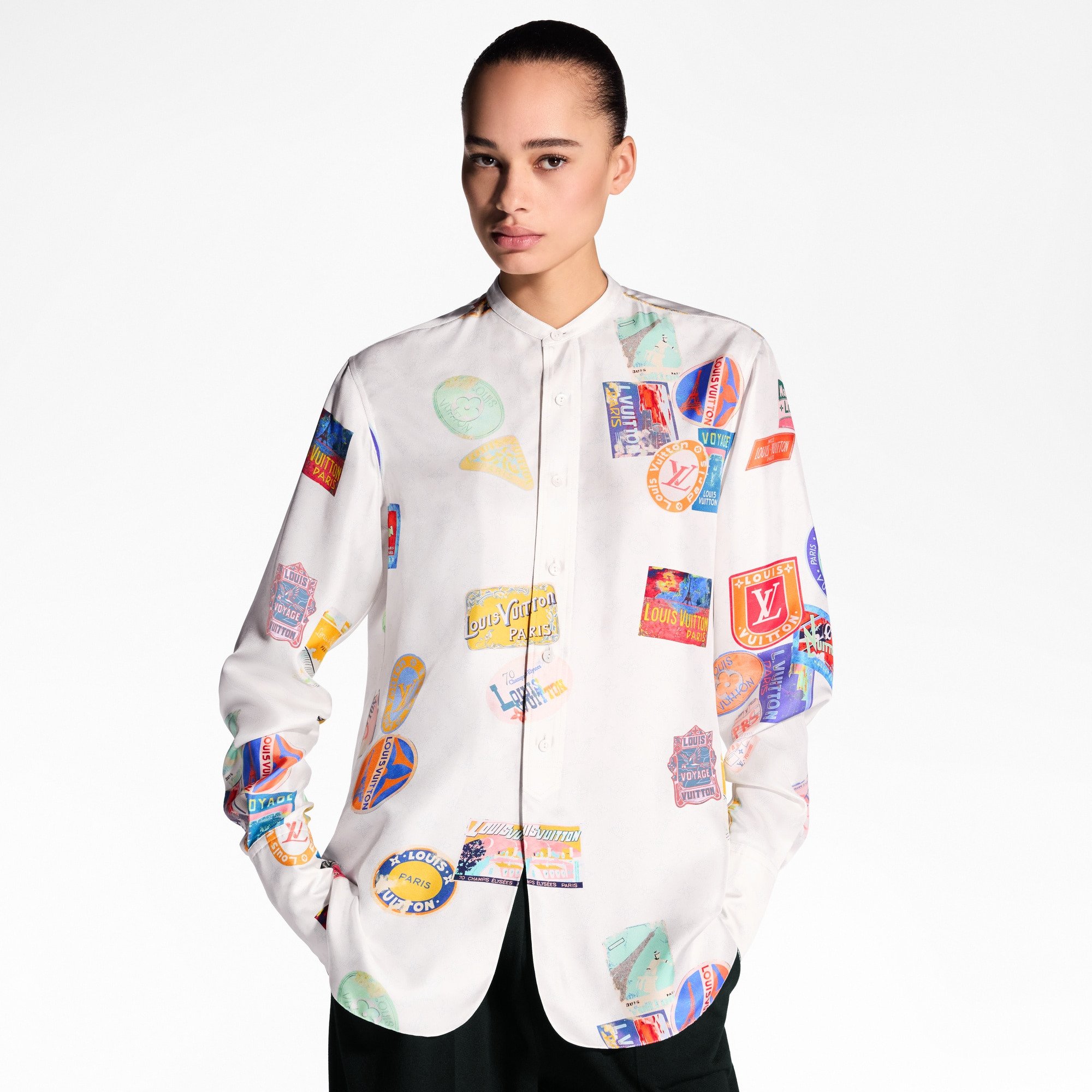 Mahina Patch Silk Shirt - 2