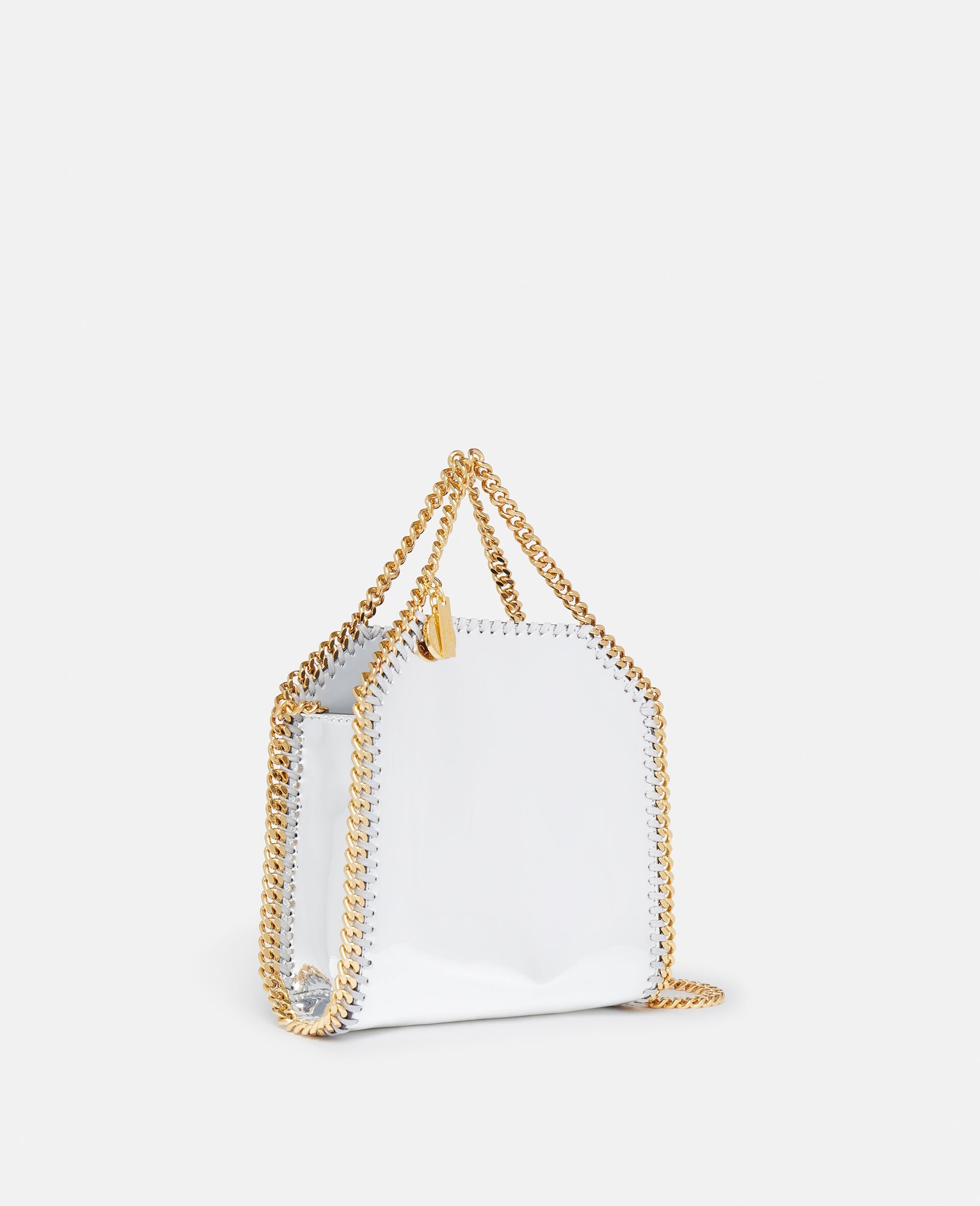 Falabella Mirrored Chrome-Finish Tote Bag - 2