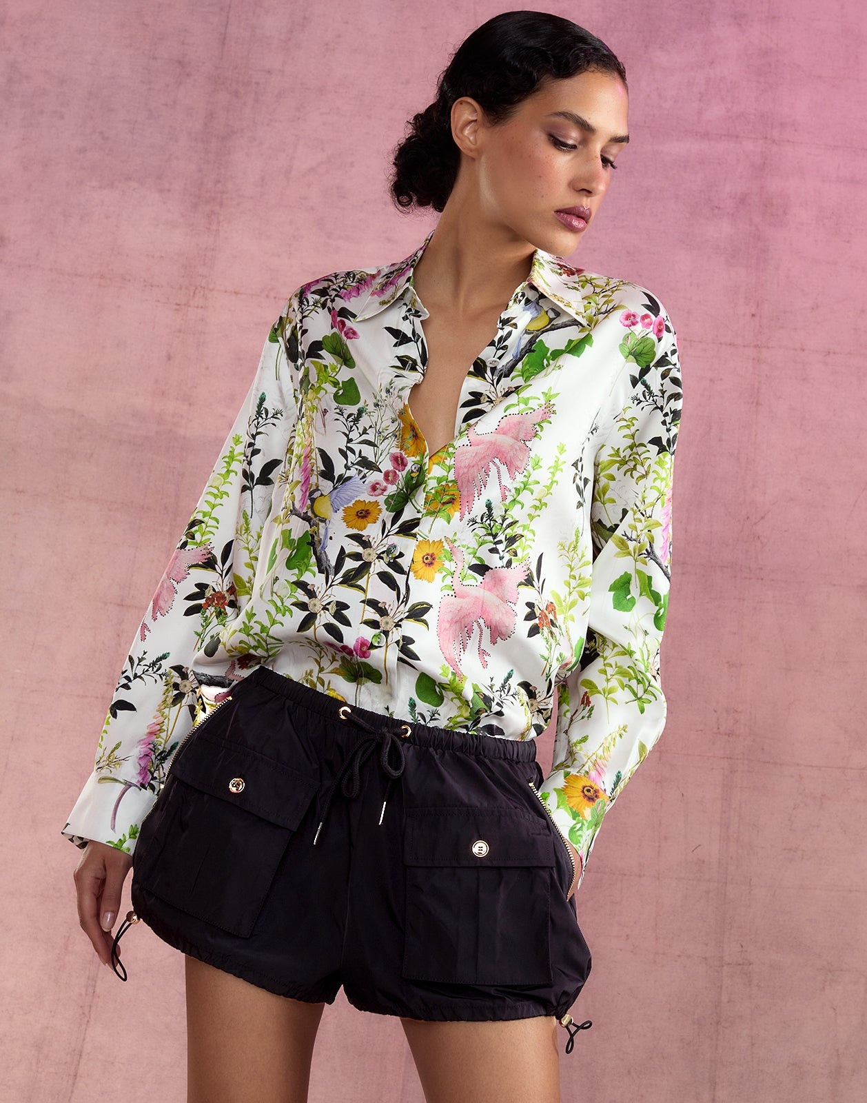 Secret Garden Silk Shirt - 1