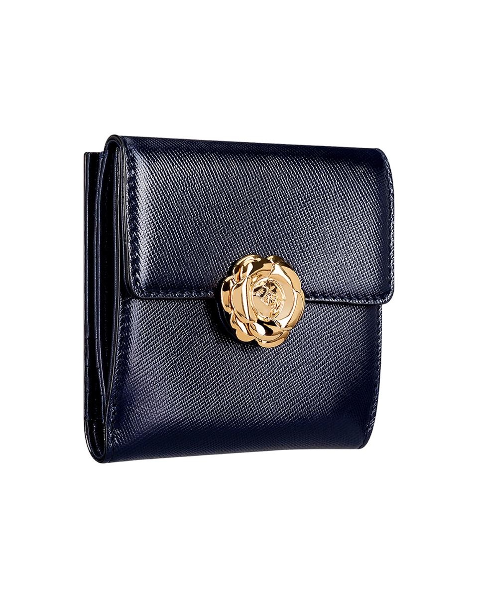 NAVY FRENCH WALLET - 3