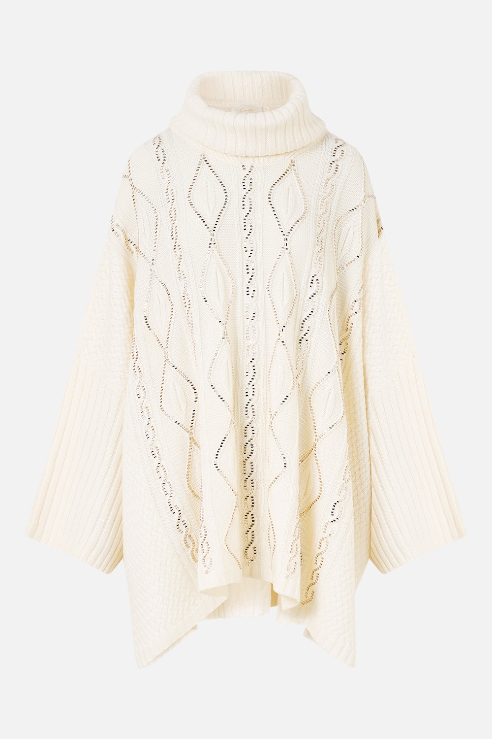 ROLL NECK KNIT JUMPER - 1