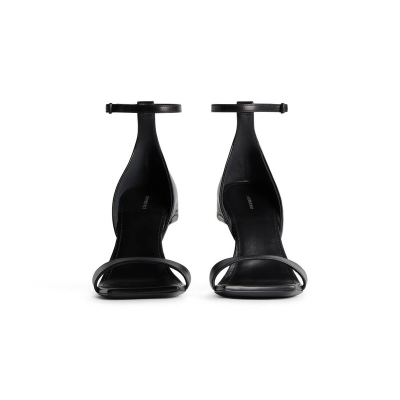 Women's Hourglass 100mm Sandal in Black 3