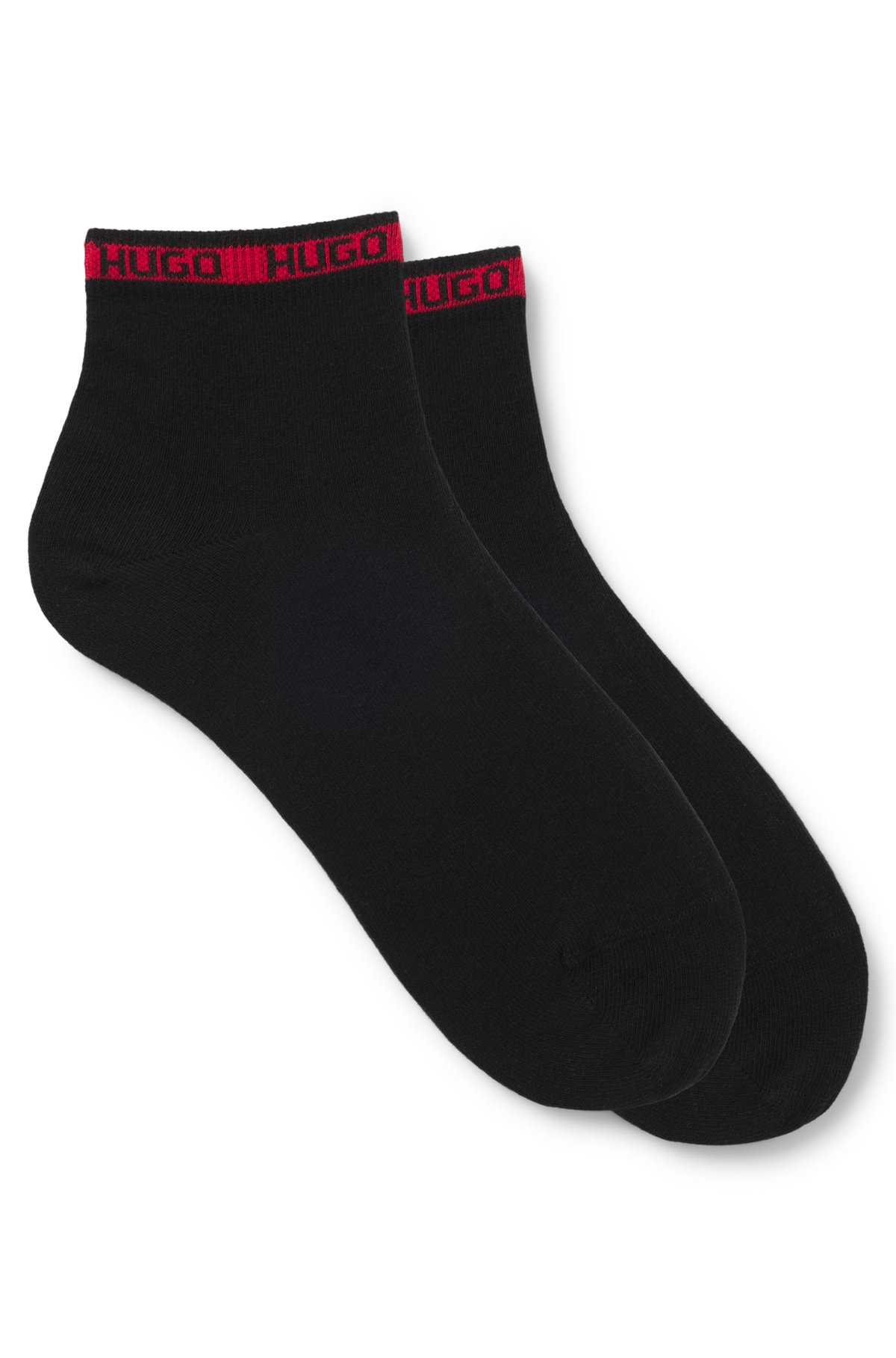 TWO-PACK OF SHORT SOCKS WITH LOGO BANDS - 1