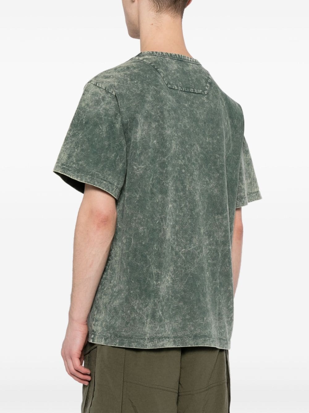acid-wash cotton T-shirt - 4