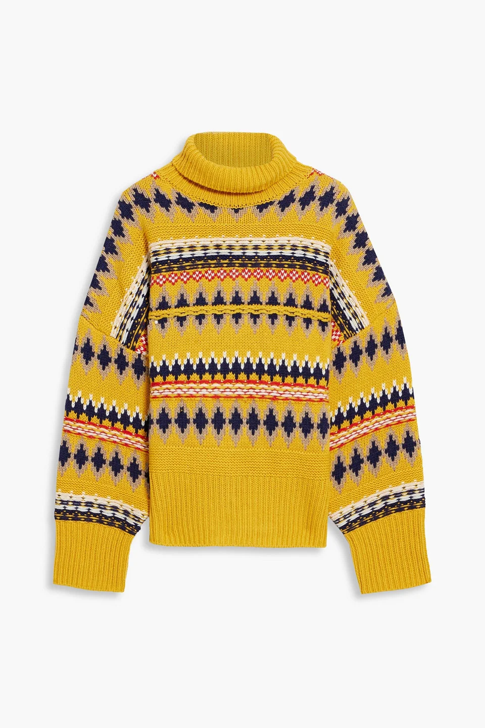 Willow Fair Isle wool turtleneck sweater - 1