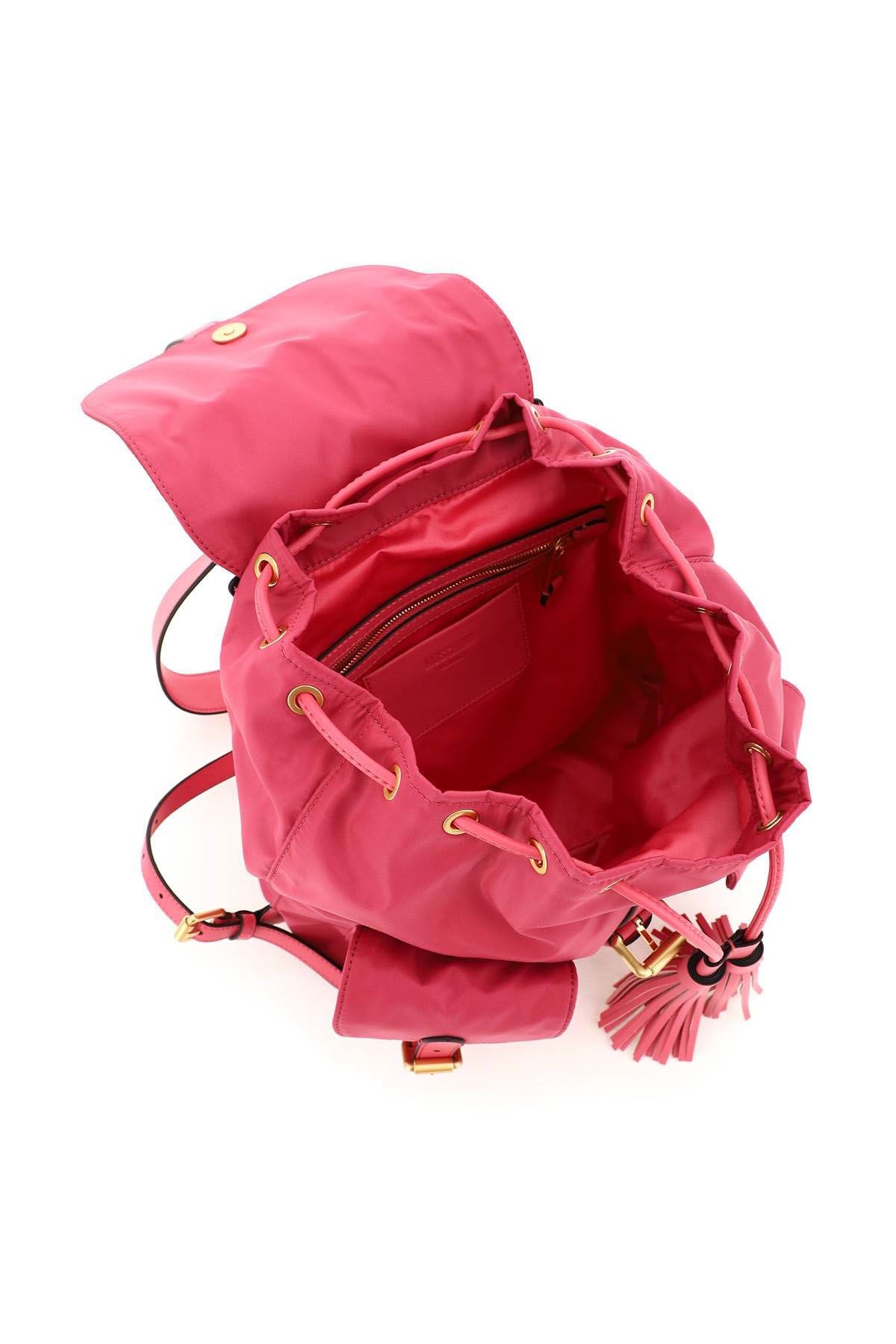 BACKPACK WITH TASSELS AND LOGO - 4