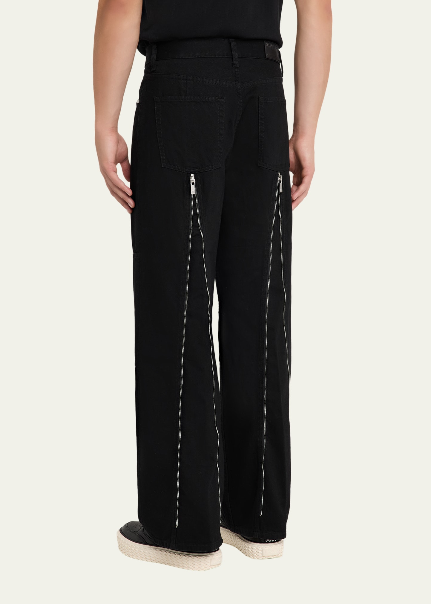 Men's Back Zip Carpenter Pants - 3
