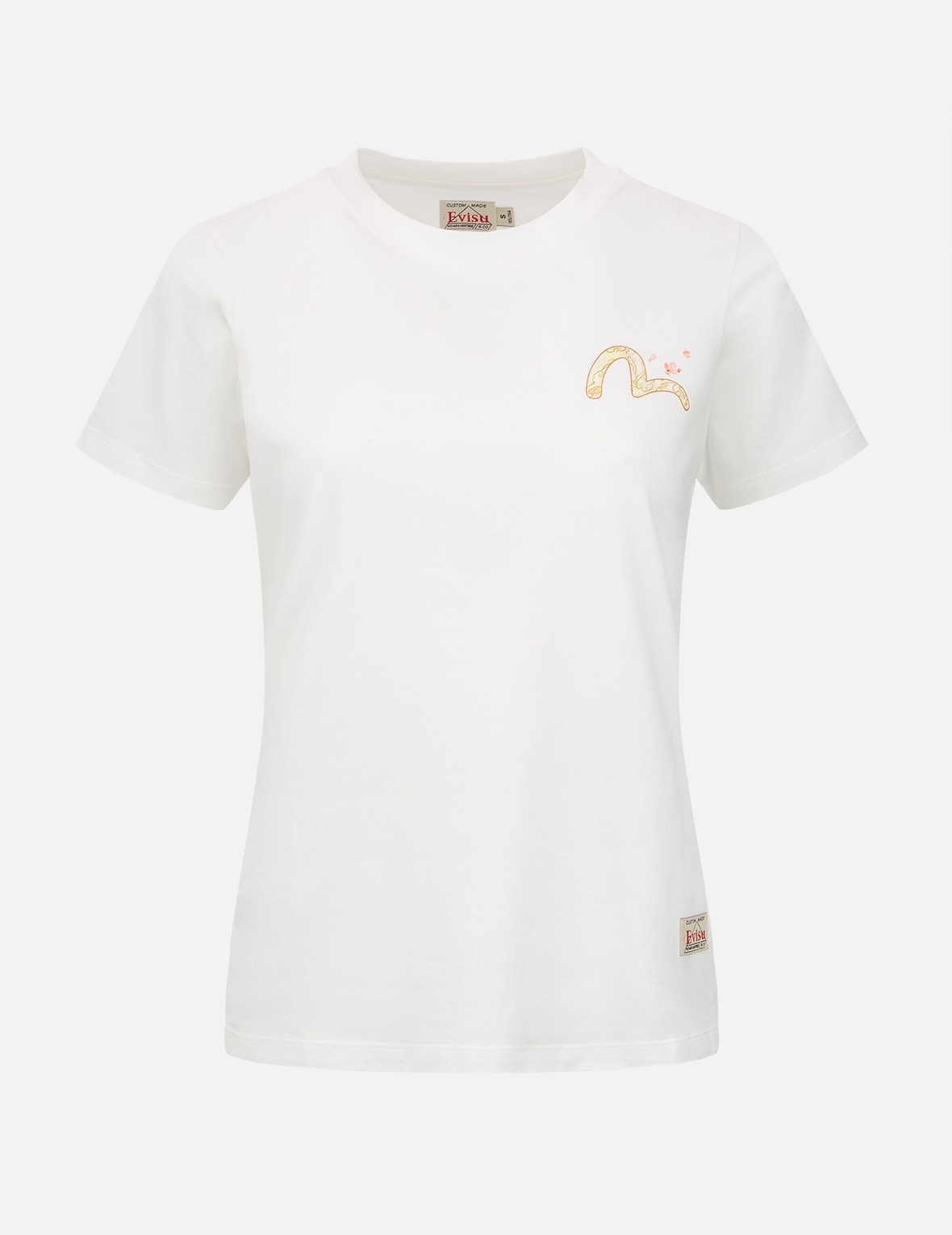 WAVE-PATTERN KAMON PRINT T-SHIRT - 2