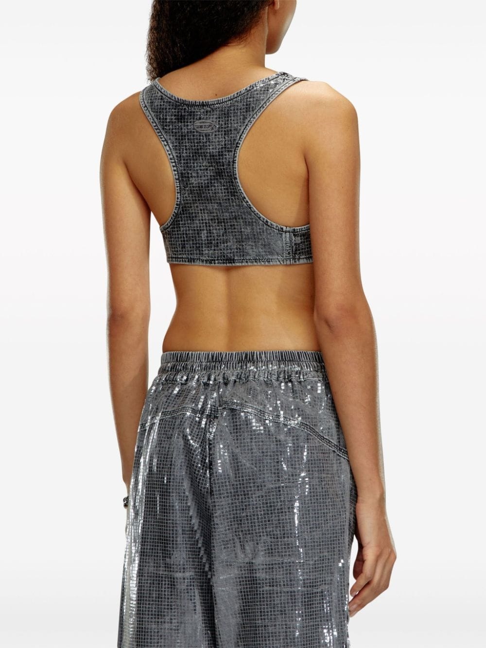 De-Toppy-S denim crop top - 4