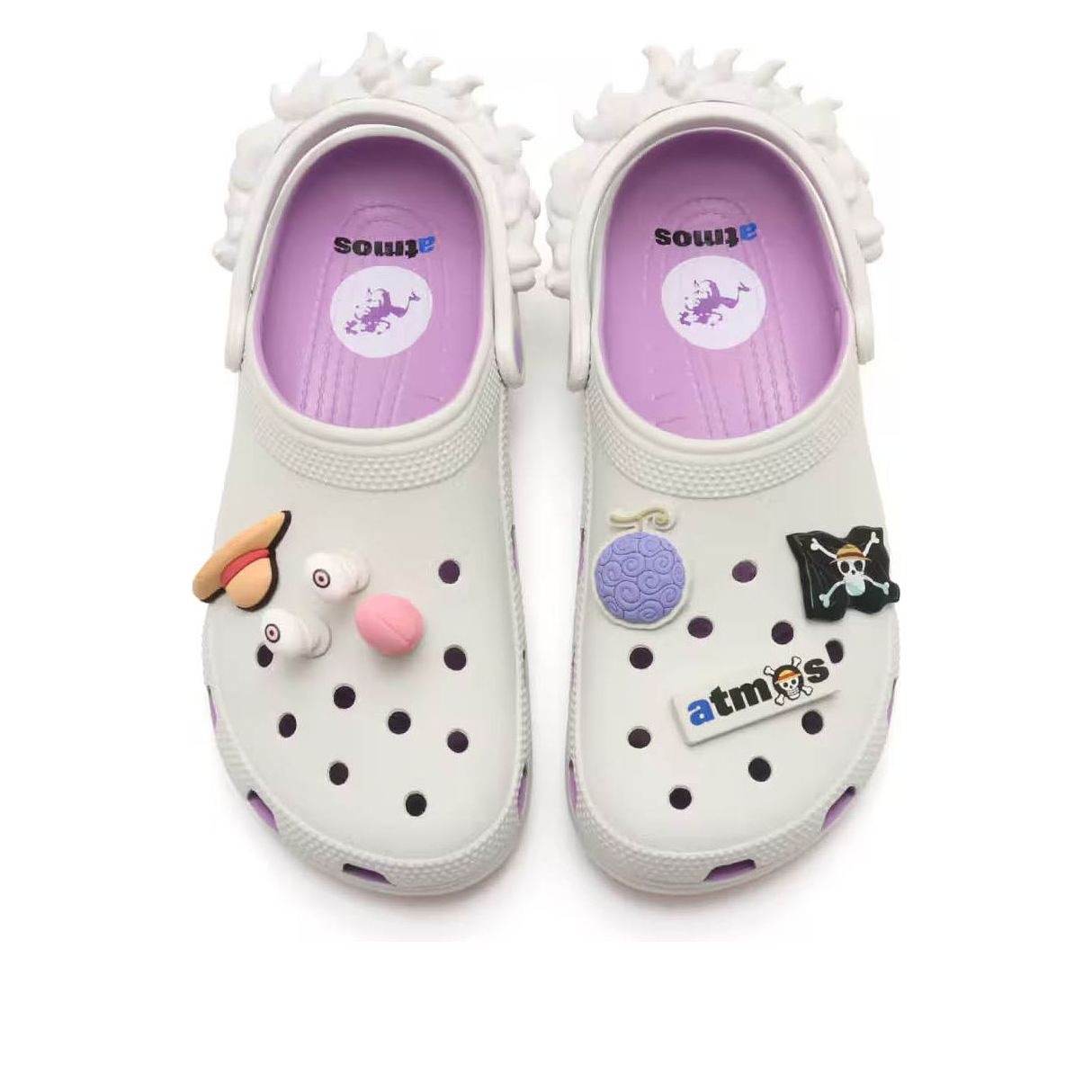 Crocs x atmos x ONE PIECE Classic Clog 'Luffy Gear 5' 211181-5PR - 3