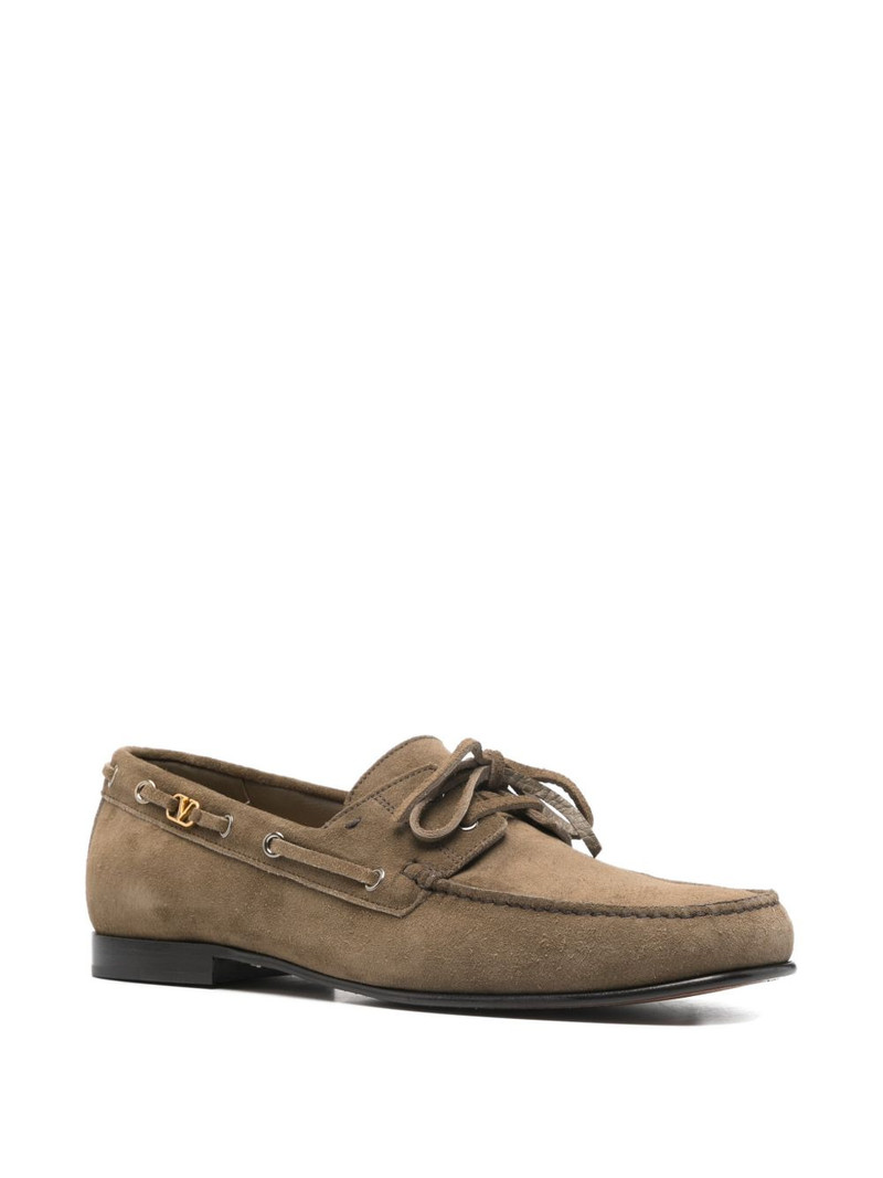 Valentino suede boat shoes outlook