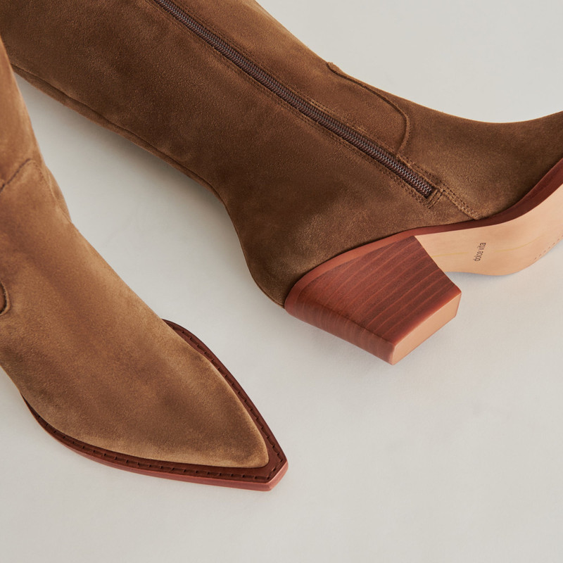 RAJ BOOTS BROWN SUEDE 17