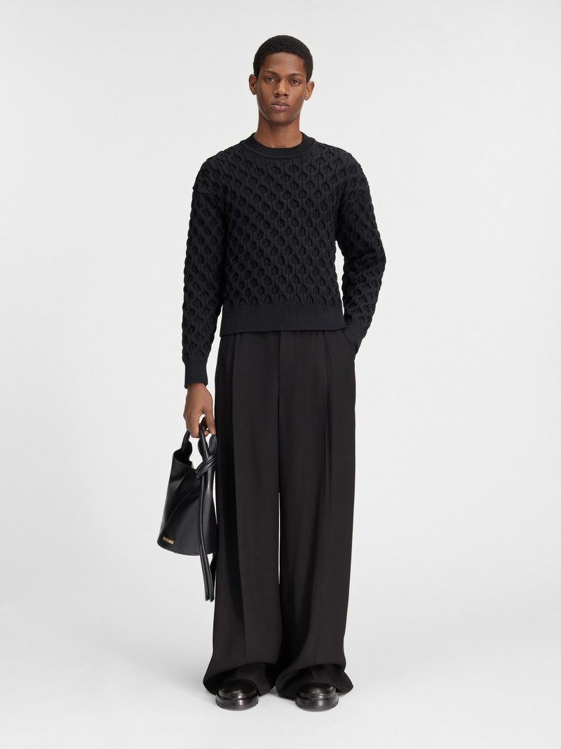 JACQUEMUS Le pull Torsade outlook