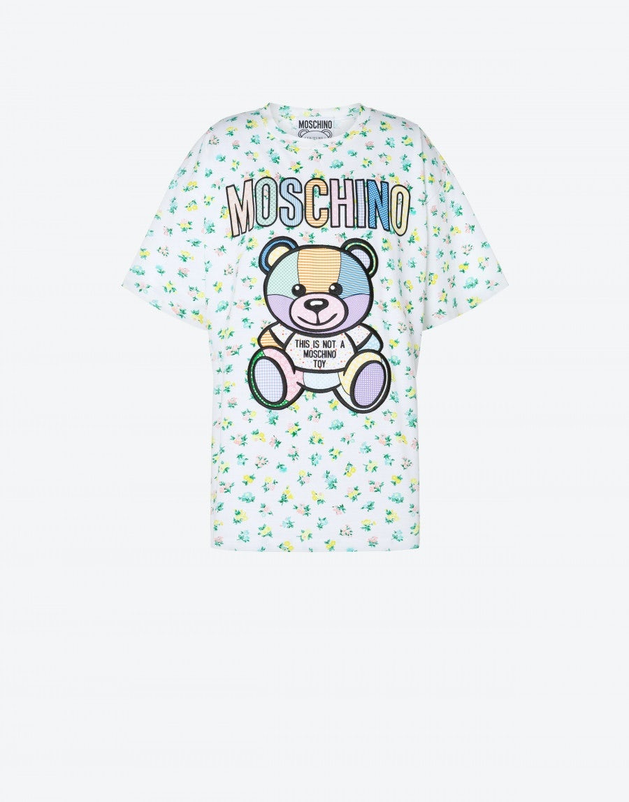 TEDDY PATCHWORK FLOWERED T-SHIRT - 1