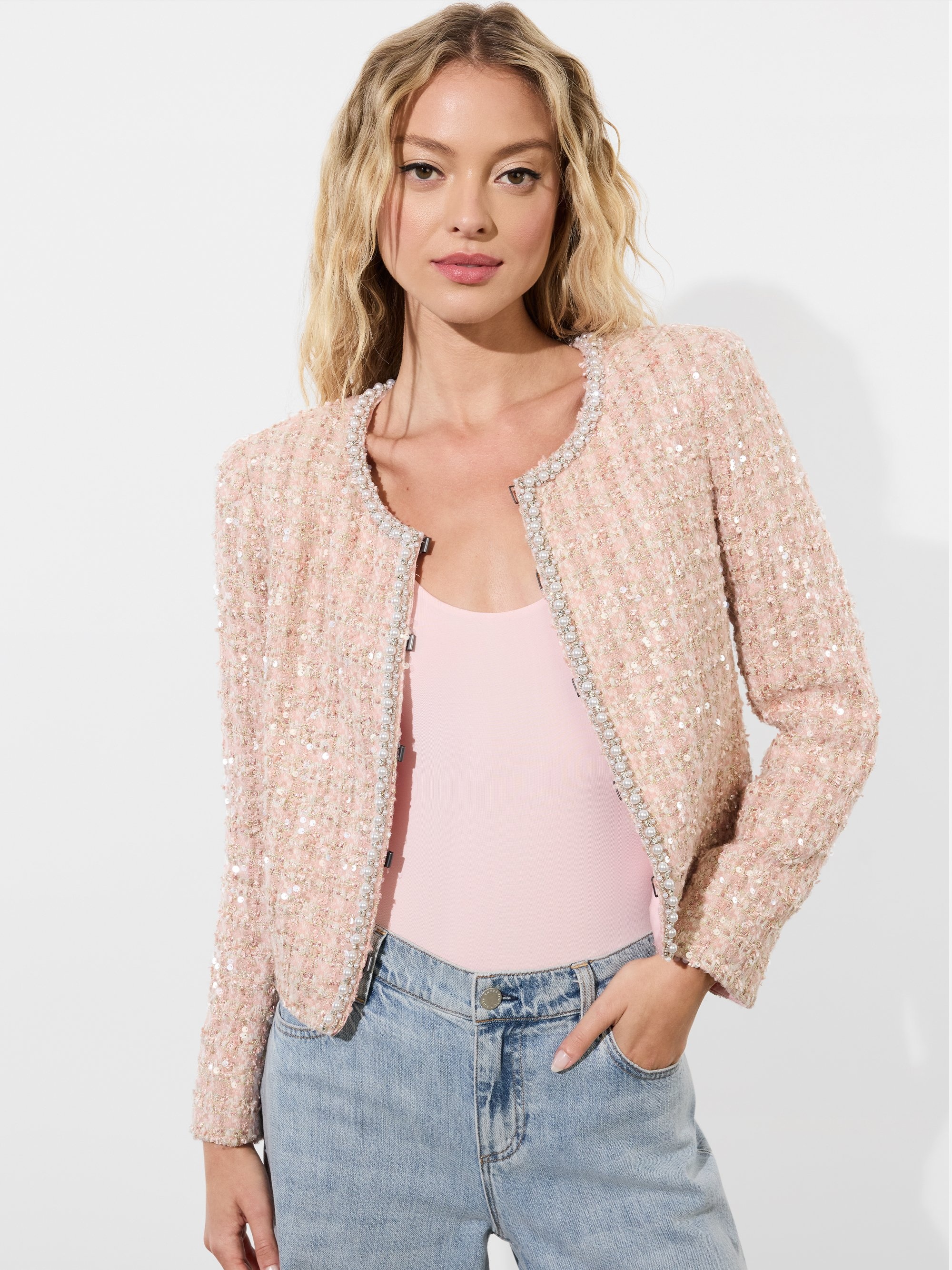 KIDMAN EMBELLISHED BOXY JACKET - 2