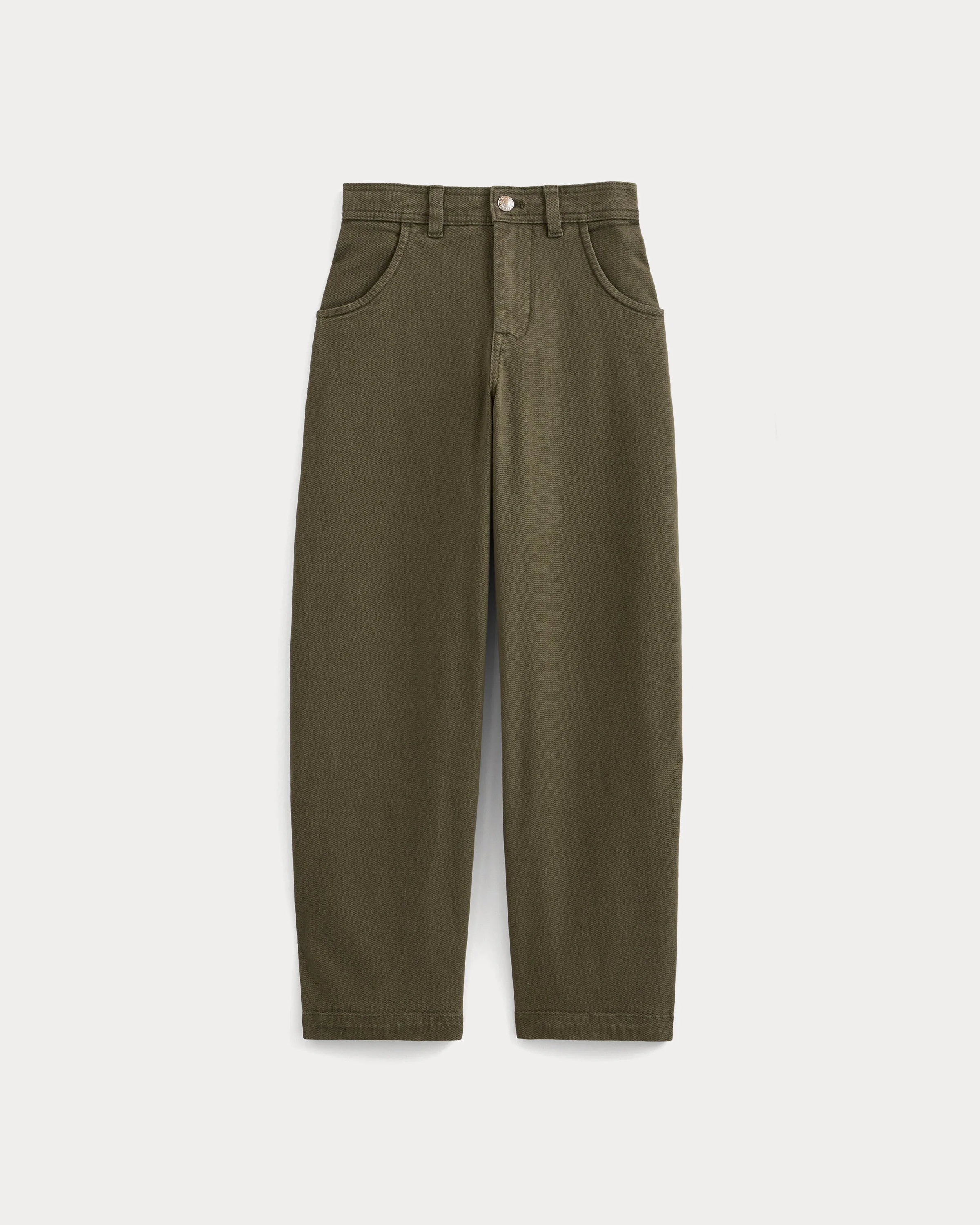 UTILITY TWILL BARREL PANT - 1