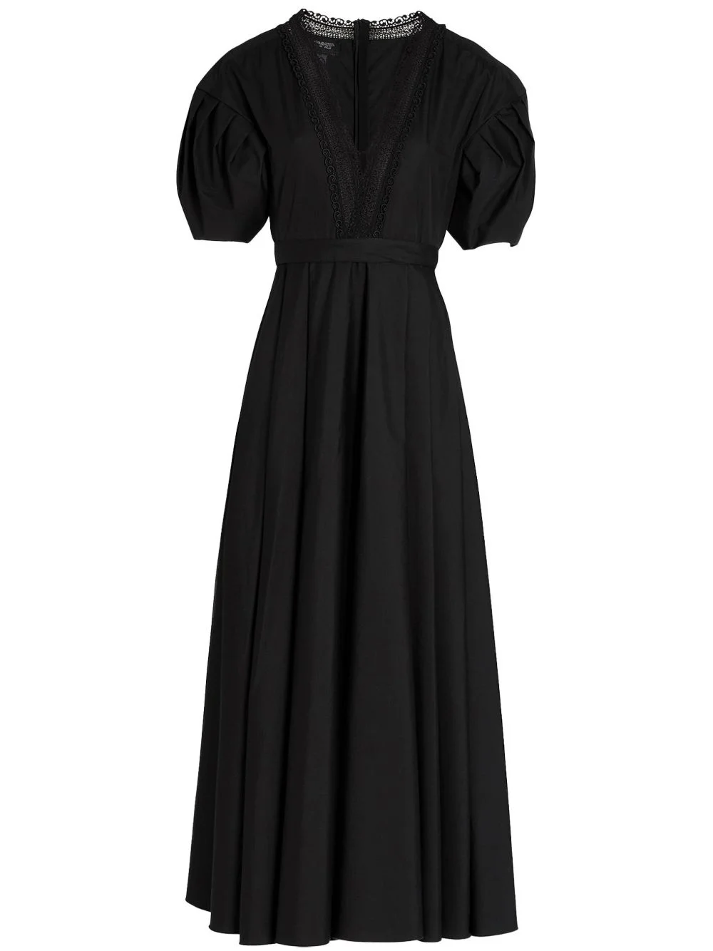 poplin midi dress - 1