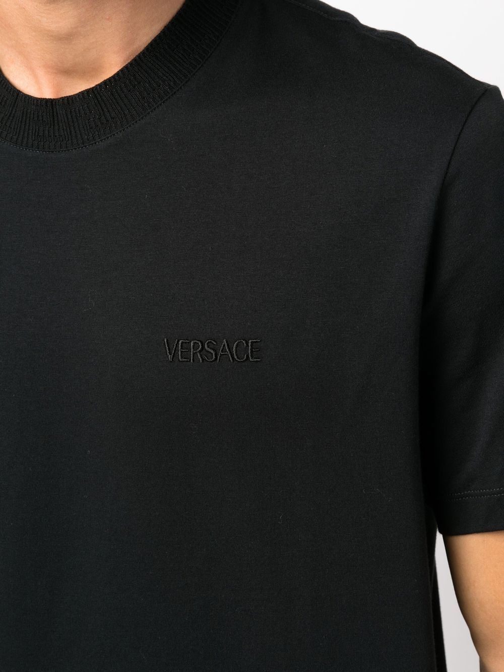 logo-embroidered T-shirt - 5