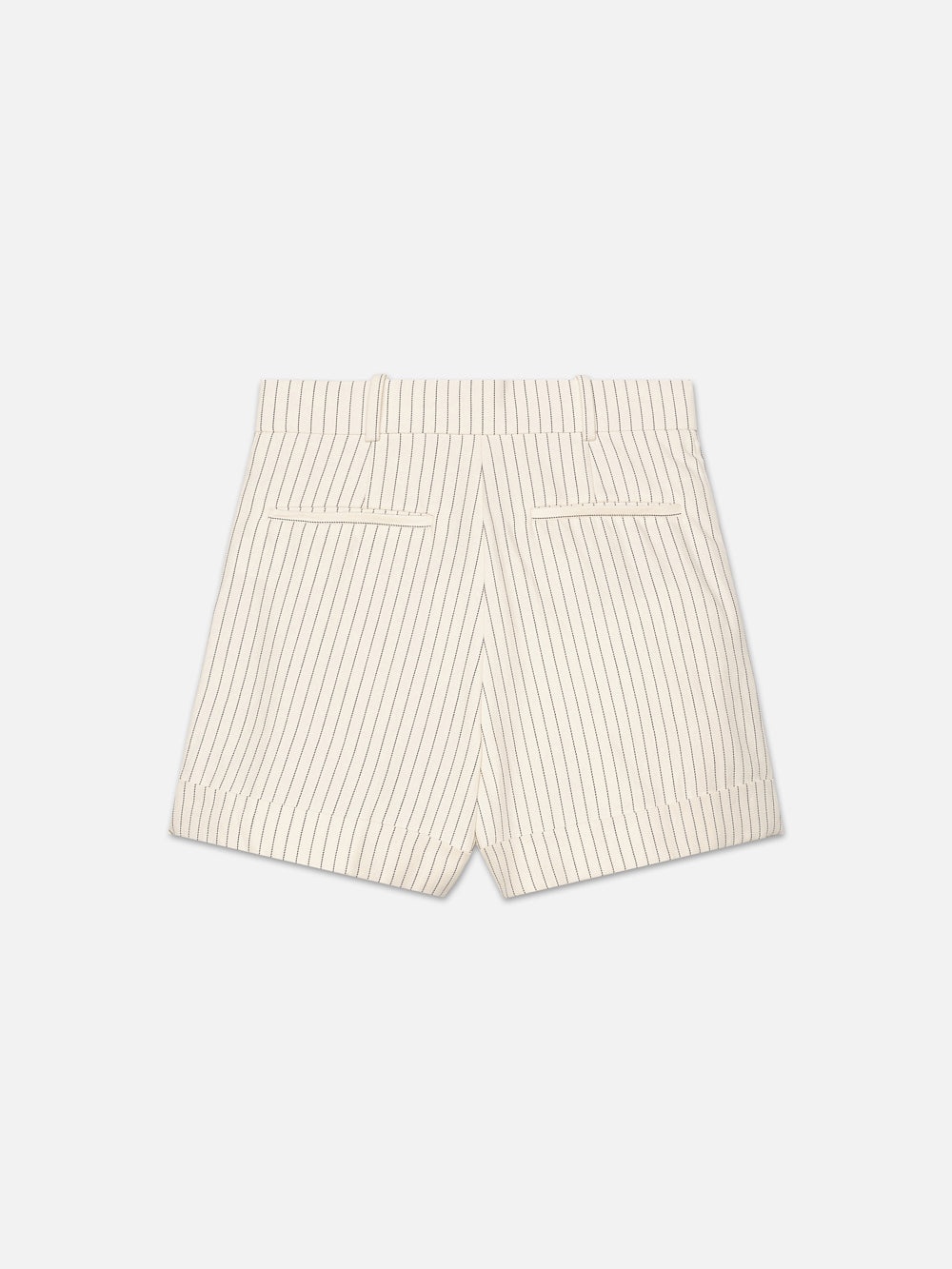 Pleated Wide Cuff Short in Cream Multi - 4